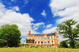 Parkansicht Schloss Gamehl
