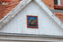 Wappen der Herzöge von Schwerin über dem Eingang der Hauptwache