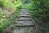 Treppe vom Gutshaus in den Park 2022