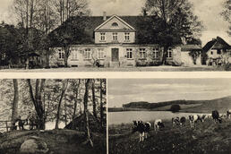 Historische Postkarte Gut Glambeck 1932; aus der Sammlung A. Kobsch, Stralsund