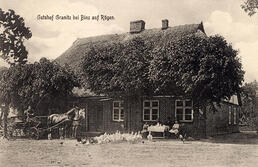 Historische Postkarte Gutshof Granitz 1915; aus der Sammlung A. Kobsch, Stralsund