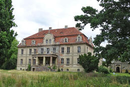 Parkseite Gutshaus (Herrenhaus, Schloss) Hohenholz 2020