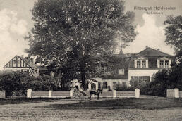 Historische Postkarte Rittergut Holdseelen; aus der Sammlung A. Kobsch, Stralsund
