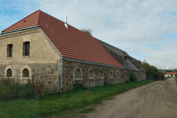 Stall der Gutsanlage Klein Breesen; Foto: Axel Stelter