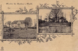 Historische Postkarte Mustin, aus der Sammlung A. Kobsch, Stralsund