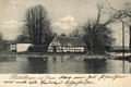 Historische Ansicht Blick über den Dorfteich, 1909