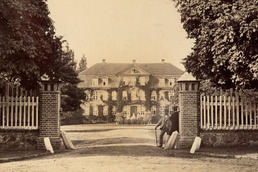 Historische Ansicht Gutshaus Perlin um 1910 aus der Sammlung A. Kobsch, Stralsund