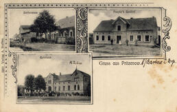 Historische Postkarte Pritzenow 1908; aus der Sammlung A. Kobsch, Stralsund