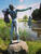 Skulptur Angler im Park Peckatel 2023; Foto Uwe Seewald