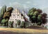 Lithografie Altes Schloss Ralswiek um 1860 aus der Sammlung Alexander Duncker