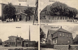 Historische Postkarte Tarnow aus der Sammlung A. Kobsch, Stralsund