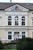 Herrenhaus Vanselow, Eingang, Mittelrisalit, Wappen