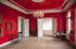 Der rote Salon im Gutshaus Wrodow