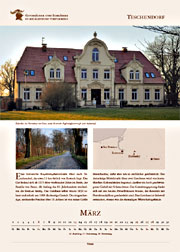 Teschendorf manor in calendar 2016