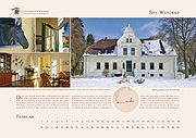 Neu Wendorf manor in calendar 2019