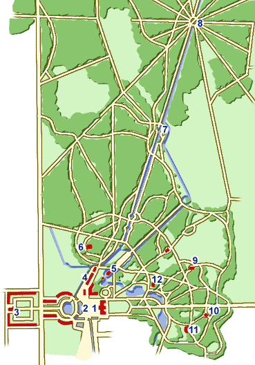 Plan Schlosspark Ludwigslust